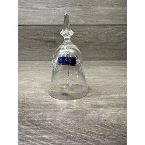 Marquis Waterford 4.5" Crystal Bell With Etched In Snowflakes G2